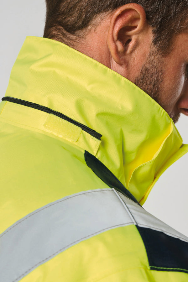 Parka de Segurança em Material Reciclado 4 em 1 Unissexo