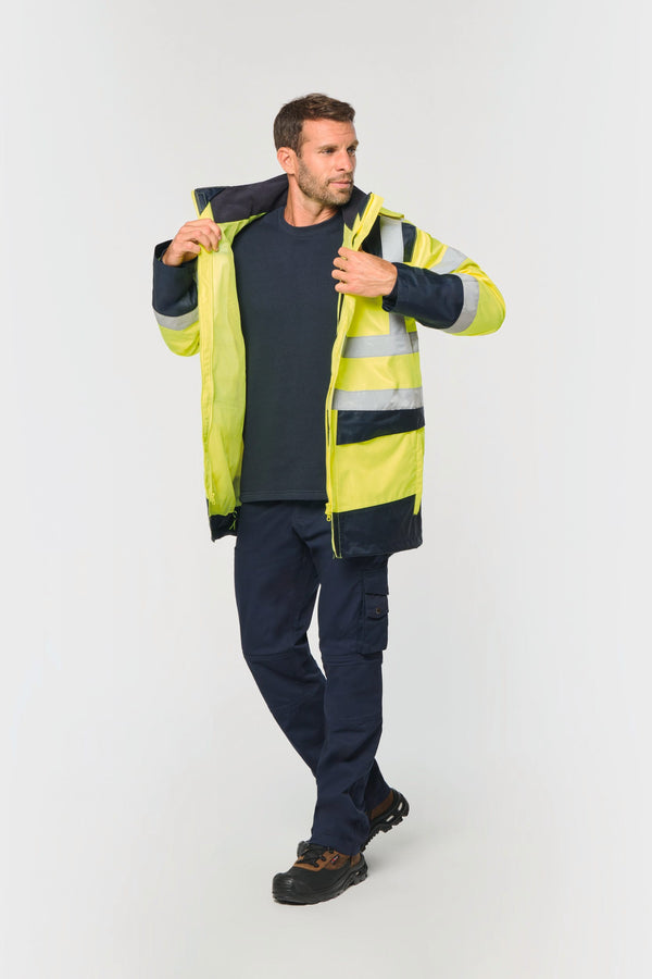 Parka de Segurança em Material Reciclado 4 em 1 Unissexo