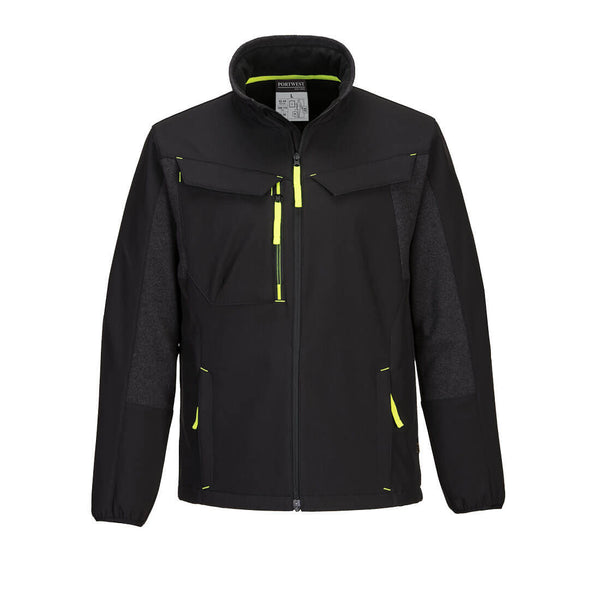 WX3 Casaco Softshell Híbrido Ecológico (2L)-Preto-S-RAG-Tailors-Fardas-e-Uniformes-Vestuario-Pro