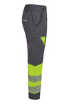 Calças Stretch recicladas bicolor com faixas segmentadas para mulher-RAG-Tailors-Fardas-e-Uniformes-Vestuario-Pro