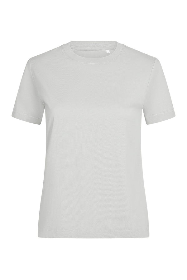T-shirt de Manga Curta Feminina em Algodão Orgânico Coast Woman 165-Misty Grey - 221-S-RAG-Tailors-Fardas-e-Uniformes-Vestuario-Pro