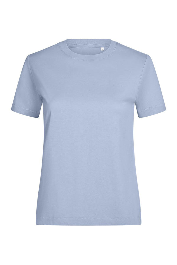 T-shirt de Manga Curta Feminina em Algodão Orgânico Coast Woman 165-Artic Blue - 522-S-RAG-Tailors-Fardas-e-Uniformes-Vestuario-Pro