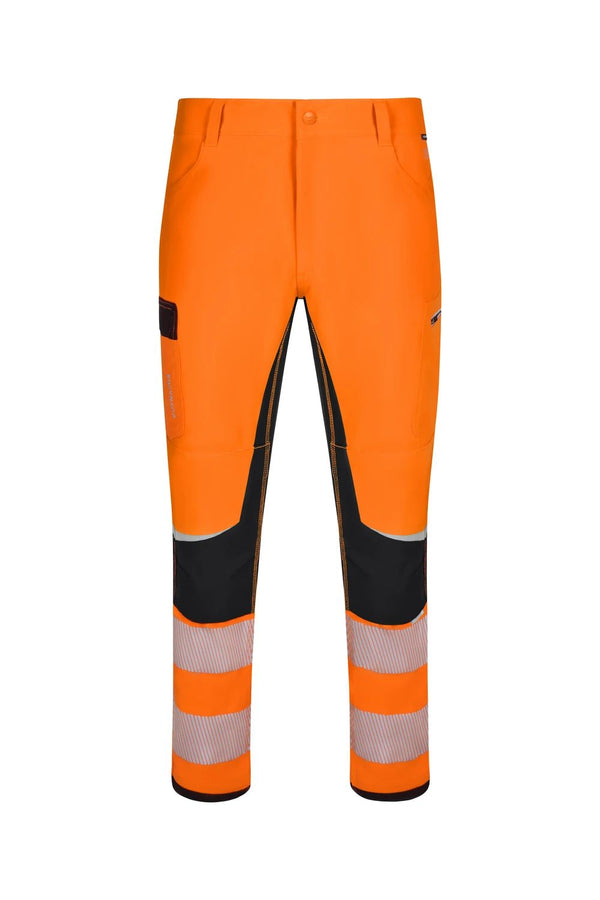 Calças Técnicas 4-xtreme V.Dynamix Hi Vis-Preto/laranja Fluorescente - 00/19-S-RAG-Tailors-Fardas-e-Uniformes-Vestuario-Pro