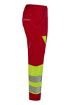 Calças Stretch recicladas bicolor com faixas segmentadas para mulher-RAG-Tailors-Fardas-e-Uniformes-Vestuario-Pro