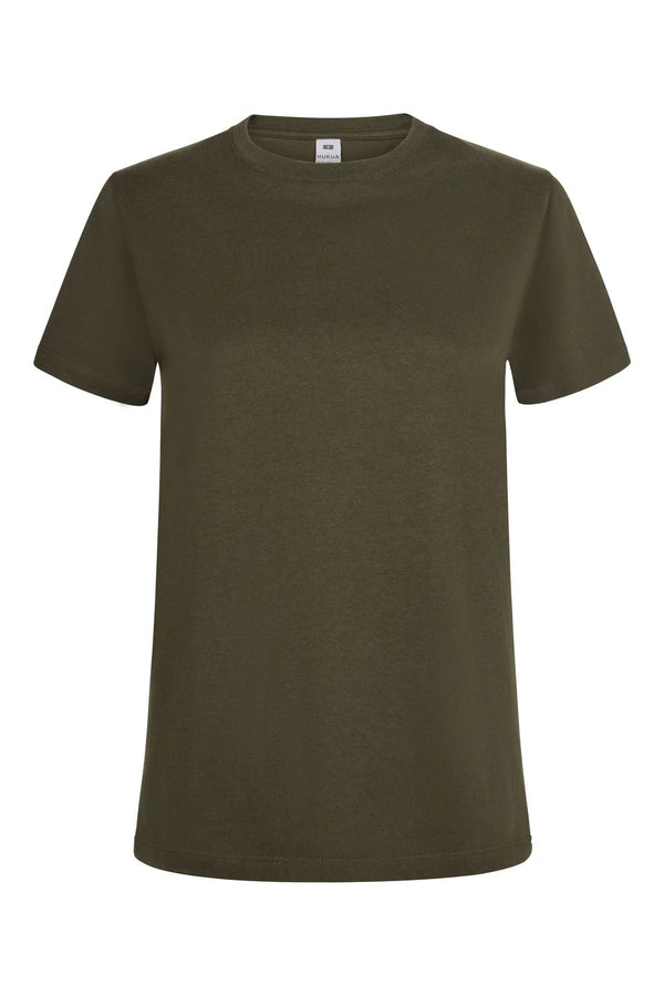 T-shirt de Mulher de Manga Curta Palm 190-Misty Green - 621-XS-RAG-Tailors-Fardas-e-Uniformes-Vestuario-Pro