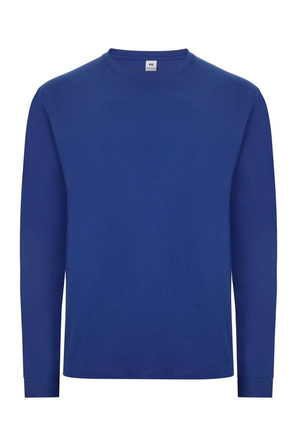 T-shirt Unissexo de Manga Comprida Palm LSL-Royal Blue - 502-XS-RAG-Tailors-Fardas-e-Uniformes-Vestuario-Pro