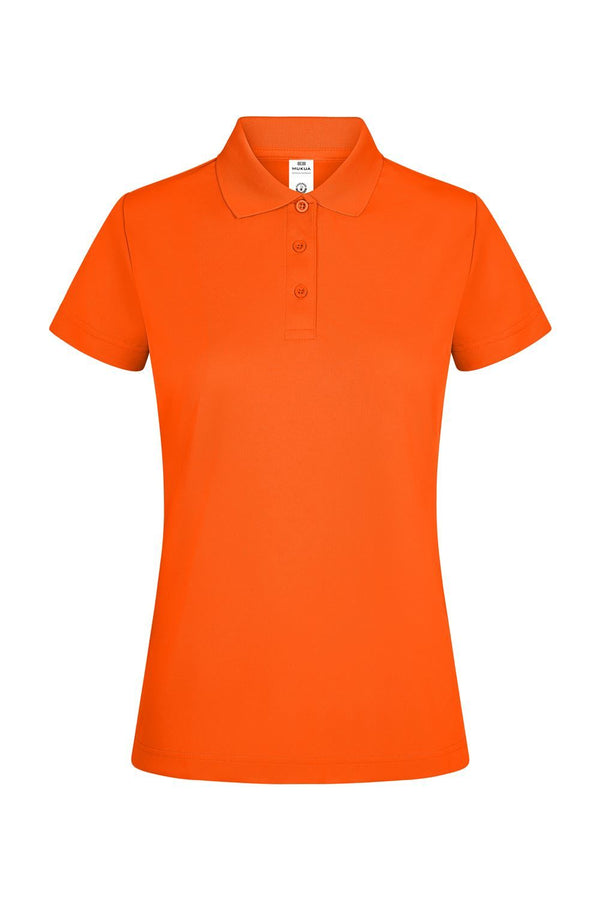 Polo de Mulher Manga Curta Técnico Bogan Woman-Fluor Orange - 303-XS-RAG-Tailors-Fardas-e-Uniformes-Vestuario-Pro