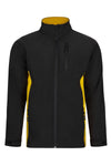 Casaco Soft Shell Total Match Indústria-Preto/amarelo - 00/17-XS-RAG-Tailors-Fardas-e-Uniformes-Vestuario-Pro