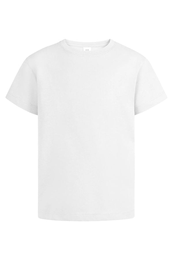 T-shirt Palm Kids de Manga Curta para Criança 190 g/m²-White - 100-1/2-RAG-Tailors-Fardas-e-Uniformes-Vestuario-Pro