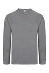 T-shirt Unissexo de Manga Comprida Palm LSL-Heather Grey - 202-XS-RAG-Tailors-Fardas-e-Uniformes-Vestuario-Pro
