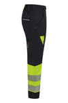 Calças Stretch recicladas bicolor com faixas segmentadas para mulher-RAG-Tailors-Fardas-e-Uniformes-Vestuario-Pro