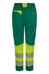 Calças Stretch recicladas bicolor com faixas segmentadas para mulher-RAG-Tailors-Fardas-e-Uniformes-Vestuario-Pro