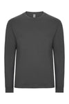 T-shirt Unissexo de Manga Comprida Palm LSL-Dark Grey - 201-XS-RAG-Tailors-Fardas-e-Uniformes-Vestuario-Pro