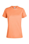 T-shirt de Mulher de Manga Curta Palm 190-Peach - 313-XS-RAG-Tailors-Fardas-e-Uniformes-Vestuario-Pro