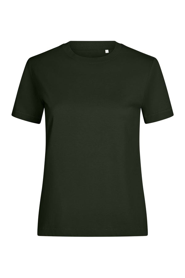 T-shirt de Manga Curta Feminina em Algodão Orgânico Coast Woman 165-Hunter Green - 618-S-RAG-Tailors-Fardas-e-Uniformes-Vestuario-Pro