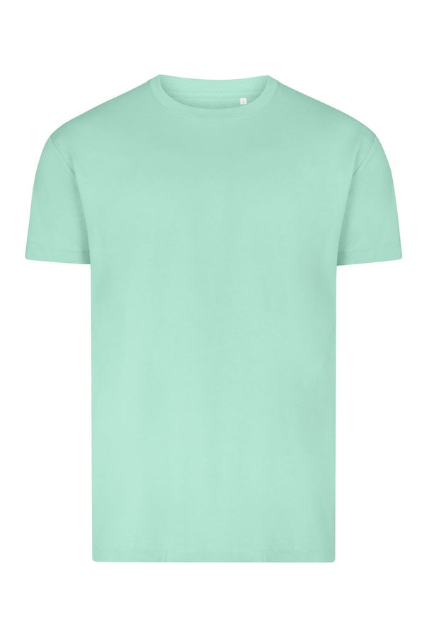 T-shirt de Manga Curta Unissexo Coast em Algodão Orgânico-Aqua - 519-S-RAG-Tailors-Fardas-e-Uniformes-Vestuario-Pro