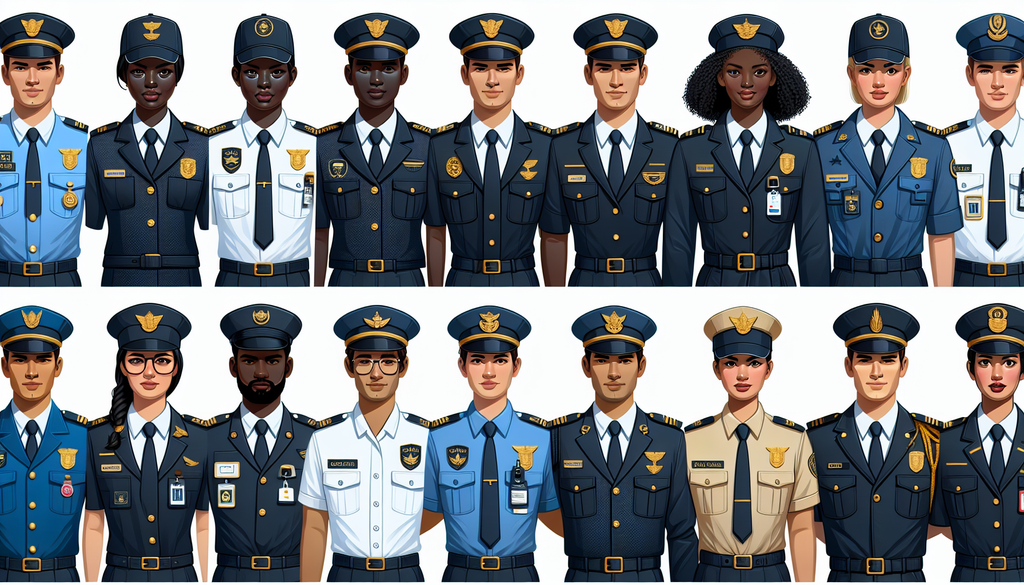 Uniformi per il personale di sicurezza dell'hotel