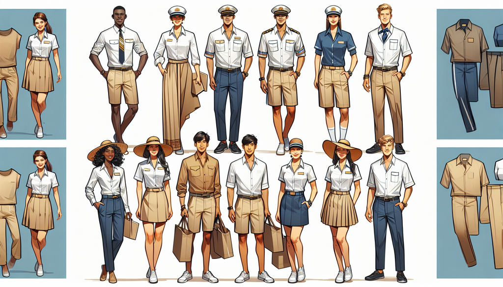 Uniformen für Resort-Reiseleiter
