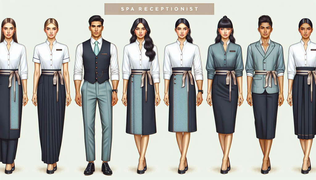 Uniformes para Recepcionistas de Spa