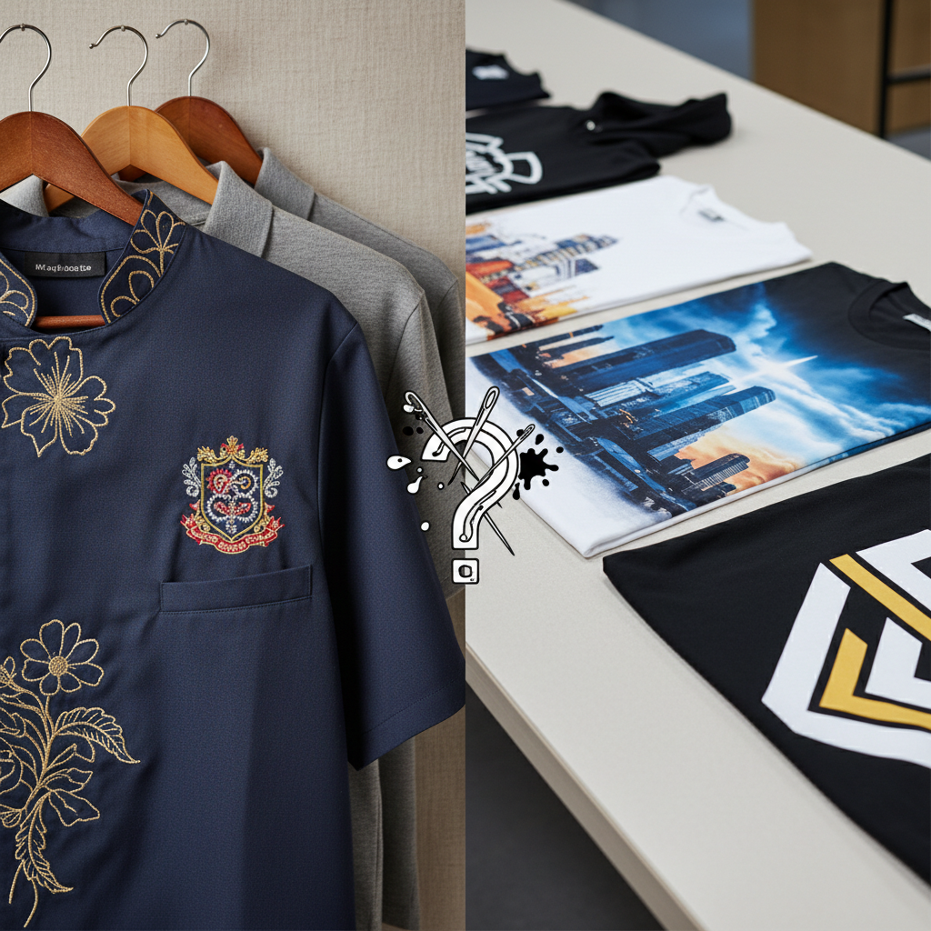 Fardas Personalizadas: Bordado ou Estampagem? Guia Técnico