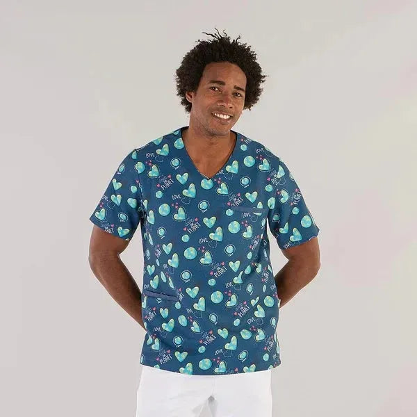 Blouses et Tuniques Médicales à Motifs