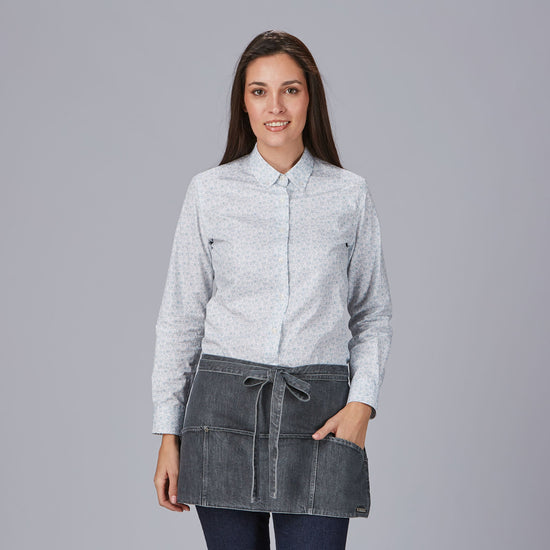 AVENTAL CURTO RIYN-Preto - 1-Único-RAG-Tailors-Fardas-e-Uniformes-Vestuario-Pro