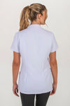 Women's White Microfiber Tunic with Print
