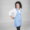 AVENTAL BISTRO COM DECOTE V-Azul Celeste 107-One Size-RAG-Tailors-Fardas-e-Uniformes-Vestuario-Pro