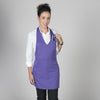 AVENTAL BISTRO COM DECOTE V-Roxo 136-One Size-RAG-Tailors-Fardas-e-Uniformes-Vestuario-Pro