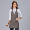 Avental Bistró-Cinza - 598-Único-RAG-Tailors-Fardas-e-Uniformes-Vestuario-Pro