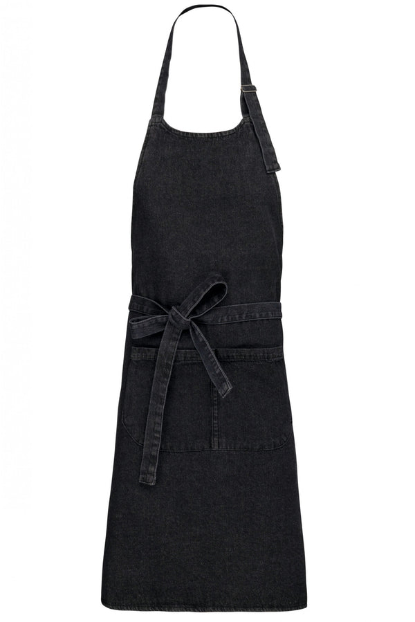 AVENTAL COM PEITO 100% Algodão-Black Demin-Único-RAG-Tailors-Fardas-e-Uniformes-Vestuario-Pro