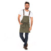AVENTAL COWBOY - Suspensórios não incluídos-Denim Verde - 824-Único-RAG-Tailors-Fardas-e-Uniformes-Vestuario-Pro