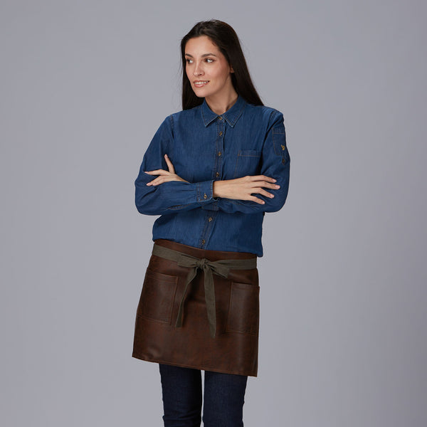 AVENTAL CURTO CHIUAHUA-Chocolate - 147-Único-RAG-Tailors-Fardas-e-Uniformes-Vestuario-Pro