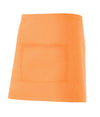 AVENTAL CURTO COM BOLSO-Laranja Claro-U-RAG-Tailors-Fardas-e-Uniformes-Vestuario-Pro