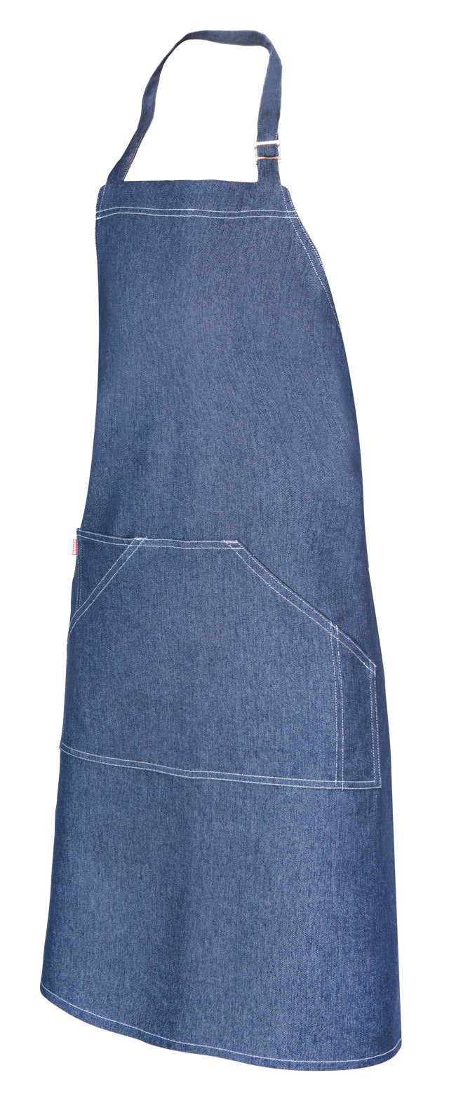 Tablier en denim noir de District Tablier en denim noir de District