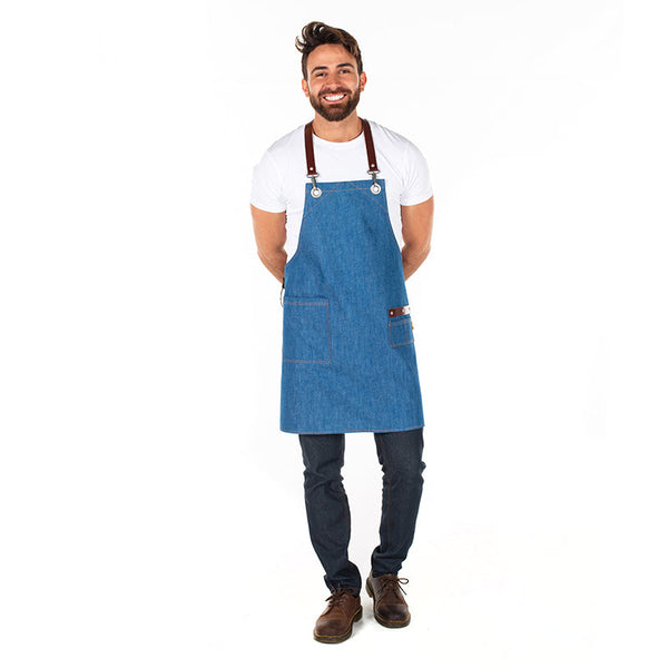 AVENTAL JEANS MINISOTA-Denim Jeans Azul - 827-UD-RAG-Tailors-Fardas-e-Uniformes-Vestuario-Pro