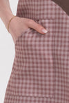 Avental Cruzada com Padrão Xadrez Castanho-RAG-Tailors-Fardas-e-Uniformes-Vestuario-Pro