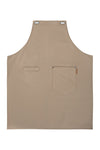 Avental Cruzado Eco-Pele-Caramelo sem Alças-Único-RAG-Tailors-Fardas-e-Uniformes-Vestuario-Pro