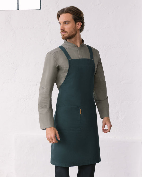 Avental Cruzado Transversal Capri-Verde Azulado-Único-RAG-Tailors-Fardas-e-Uniformes-Vestuario-Pro
