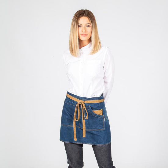 Avental Curto Jeans Alura-Azul-Único-RAG-Tailors-Fardas-e-Uniformes-Vestuario-Pro