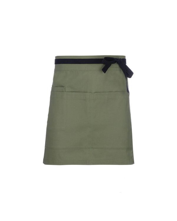 Avental Curto Royal em Denim-Verde CáQui-Preto-Único-RAG-Tailors-Fardas-e-Uniformes-Vestuario-Pro