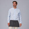 Avental Curto com Bolso 30x60 cm em Sarja de Poliéster-Cinzento Marengo-608-Único-RAG-Tailors-Fardas-e-Uniformes-Vestuario-Pro