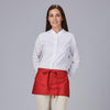Avental Curto com Bolso 30x60 cm em Sarja de Poliéster-Framboesa-612-Único-RAG-Tailors-Fardas-e-Uniformes-Vestuario-Pro