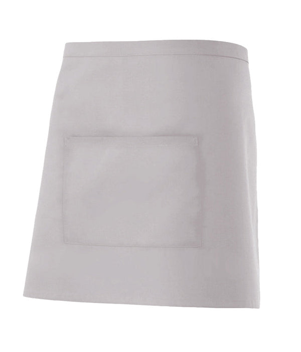 Avental Curto com Bolso-Cinza Gelo-Único-RAG-Tailors-Fardas-e-Uniformes-Vestuario-Pro