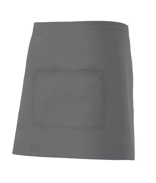 Avental Curto com Bolso-Cinza-Único-RAG-Tailors-Fardas-e-Uniformes-Vestuario-Pro