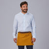 Avental Curto com Contrastes de Espiga 35x67 cm-Mostarda-175-Único-RAG-Tailors-Fardas-e-Uniformes-Vestuario-Pro
