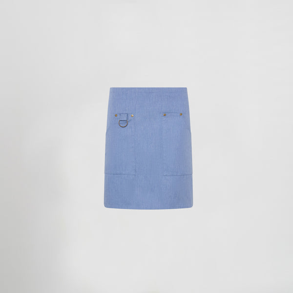 Avental Curto com Rebordos em Sarja Reciclada 50x74 cm-RAG-Tailors-Fardas-e-Uniformes-Vestuario-Pro