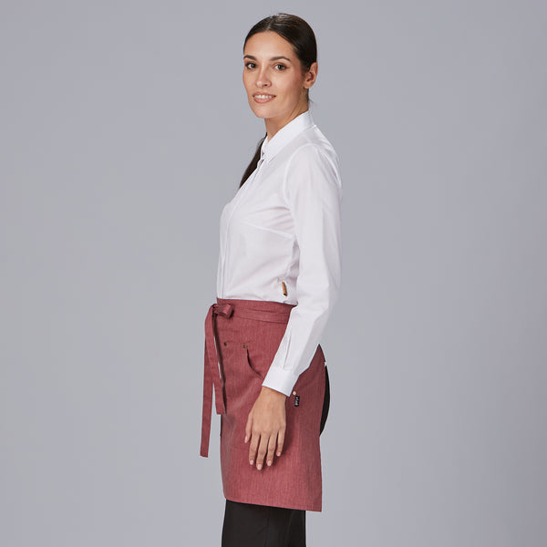 Avental Curto com Rebordos em Sarja Reciclada 50x74 cm-RAG-Tailors-Fardas-e-Uniformes-Vestuario-Pro