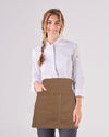 Avental Curto de Cintura Universe-Dark Camel-U-RAG-Tailors-Fardas-e-Uniformes-Vestuario-Pro