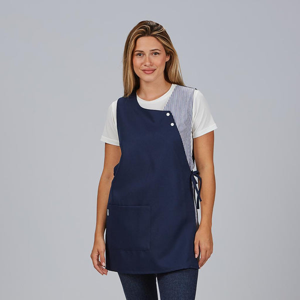 Avental Duplo Boronia-Azul Marinho - 596-P-RAG-Tailors-Fardas-e-Uniformes-Vestuario-Pro